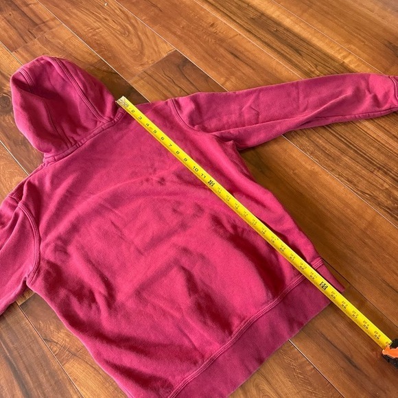 Nike‎ Solo Swoosh Red Cotton Pullover Hoodie Mens Medium - Picture 4 of 6